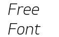 Gilam Trial Light Italic Gilam Trial Light Italic