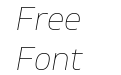 Gilam Trial Thin Italic Gilam Trial Thin Italic