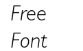 Gill Sans LightC Italic Gill Sans LightC Italic