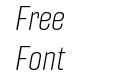 Gineso Soft Cond Thin Italic Gineso Soft Cond Thin Italic
