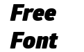 Glober Trial Black Italic Glober Trial Black Italic