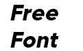 Goia Extra Bold Italic Goia Extra Bold Italic