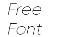 Goia Extra Light Italic Goia Extra Light Italic