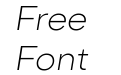 Goldbill XL Light Italic Goldbill XL Light Italic