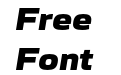 Gomme Sans Extra Bold Italic