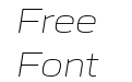 Gomme Sans Extra Light Italic