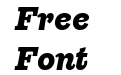 Gonzaga Trial Black Italic