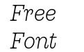Gonzaga Trial Light Italic Gonzaga Trial Light Italic