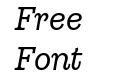 Gonzaga Trial Regular Italic Gonzaga Trial Regular Italic