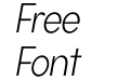 Gonzi Condensed Light Italic Gonzi Condensed Light Italic