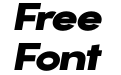 Gonzi Expanded Black Italic Gonzi Expanded Black Italic