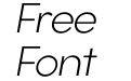 Gonzi Light Italic Gonzi Light Italic