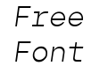 Gopher Mono Light Italic Gopher Mono Light Italic