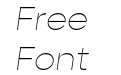 Gopher Text Thin Italic Gopher Text Thin Italic