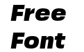 Grandis Black Italic Grandis Black Italic