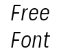 Grandis Condensed Light Italic Grandis Condensed Light Italic