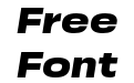 Grandis Extended Black Italic Grandis Extended Black Italic