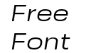 Grandis Extended Light Italic Grandis Extended Light Italic