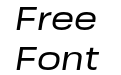 Grandis Extended Regular Italic Grandis Extended Regular Italic