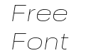 Grandis Extended Thin Italic Grandis Extended Thin Italic