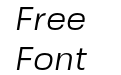 Grandis Light Italic Grandis Light Italic