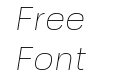 Grandis Thin Italic Grandis Thin Italic