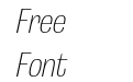 Grange Extra Light Condensed Italic Grange Extra Light Condensed Italic
