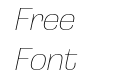 Grange Thin Italic Grange Thin Italic
