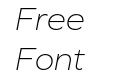 Graphie Extra Light Italic