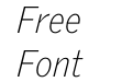 Griffith Gothic Thin Italic Griffith Gothic Thin Italic