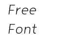 Grold Slim Extra Light Italic Grold Slim Extra Light Italic