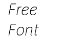 Guanabara Sans Thin Italic Guanabara Sans Thin Italic