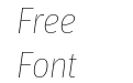 Gute Sans Thin Italic Gute Sans Thin Italic