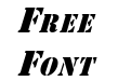 HP Stencil Bold Italic HP Stencil Bold Italic