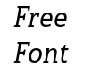 Haboro Slab Cond Medium Italic Haboro Slab Cond Medium Italic