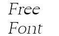 Hagito Light Italic Hagito Light Italic