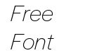 Halyard Display Extra Light Italic Halyard Display Extra Light Italic