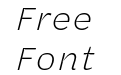 Halyard Micro Extra Light Italic Halyard Micro Extra Light Italic