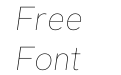 Hanken Grotesk Thin Italic Hanken Grotesk Thin Italic