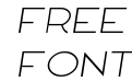 Hanover Thin Italic Hanover Thin Italic
