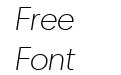 Harmonia Sans W06 Light Italic Harmonia Sans W06 Light Italic