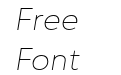 Hartwell Alt Thin Italic Hartwell Alt Thin Italic