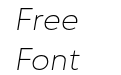 Hartwell Alt Ultralight Italic Hartwell Alt Ultralight Italic