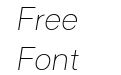 Helixa Thin Italic Helixa Thin Italic