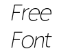 Hempa Sans Thin Italic Hempa Sans Thin Italic