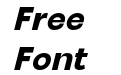 Henju Extra Bold Slanted Henju Extra Bold Slanted