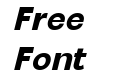Henju Extra Bold Slanted Henju Extra Bold Slanted