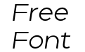 Holgada Regular Italic Holgada Regular Italic