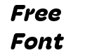 Hoss Round Black Italic Hoss Round Black Italic