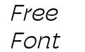 Hoss Round Light Italic Hoss Round Light Italic